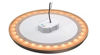 11 in. 14W Beveled Edge Color Changing LED Flush Mount with Night Light Feature Ceiling Light Dimmable