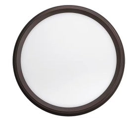 11 in. 14W Beveled Edge Color Changing LED Flush Mount with Night Light Feature Ceiling Light Dimmable