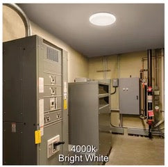 16 in. Round LED Flush Mount Ceiling Light 1600 Lumens Closet Bathroom Lighting Hallway 120-277 Volt 2700K or 4000K