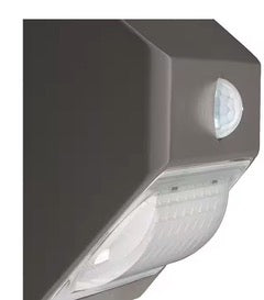 120 Degree 9 in. Bronze Motion Sensing Outdoor Dusk to Dawn LED Security Light Wall Pack 2350 Lumens 3000K 4000K 5000K