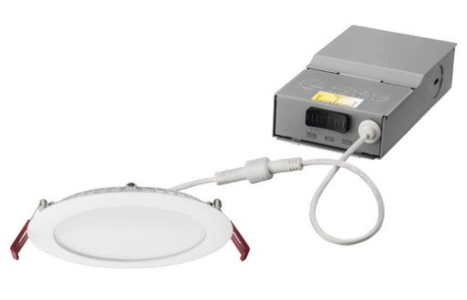 Switchable White Round MVOLT Wafer Canless Downlight Wafer™ LED MVOLT with Switchable White, Indoor-Outdoor Housing-Free Recessed Downlight