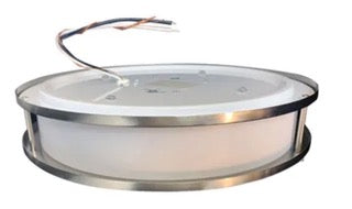 ProLED Select Flush Mount Ceiling Fixture Double Ring 16" 24W Color Selectable Dimmable