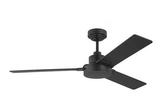 Jovie 52 in. Indoor/Outdoor Matte White or Midnight Black Ceiling Fan with Wall Control and Manual Reversible Motor