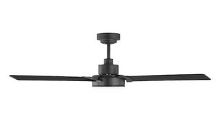 Jovie 52 in. Indoor/Outdoor Matte White or Midnight Black Ceiling Fan with Wall Control and Manual Reversible Motor