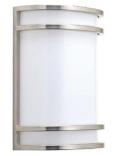 1-Light Brushed Nickel Integrated LED Wall Sconce
