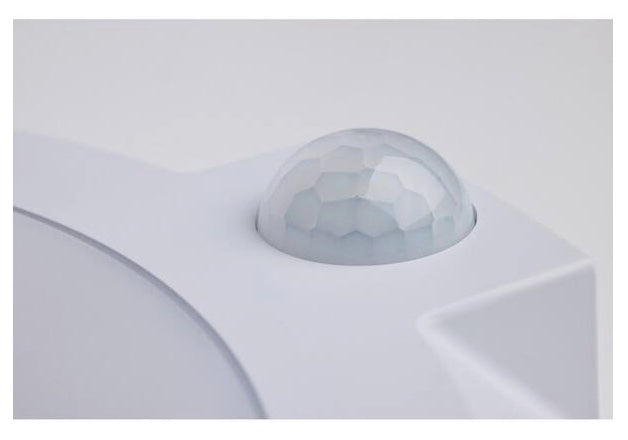 7.06 in. White Contemporary Flush Mount with White Acrylic Shade and Integrated LED