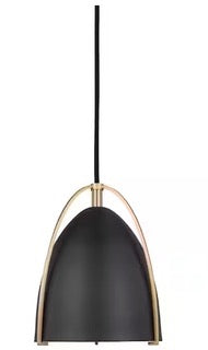 Norman 1-Light Hanging Mini Pendant Light in Matte White or Satin Black