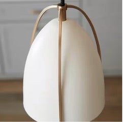 Norman 1-Light Hanging Mini Pendant Light in Matte White or Satin Black