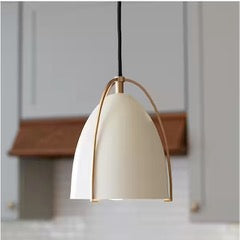 Norman 1-Light Hanging Mini Pendant Light in Matte White or Satin Black