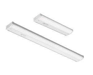 Contractor Select UCES 12/18/24/36 Inch White LED Direct Wire Under Cabinet Light Switchable Color 2700K 3000K 3500K 492 Lumens