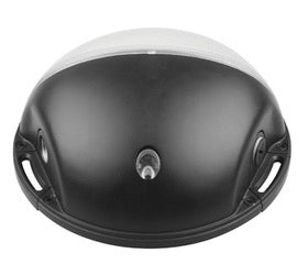 Nuvo 65/750 LED CCT Selectable Small Round Aluminum Outdoor Wall Pack Light, 3000K/4000K/5000K, 20W, Black