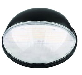 Nuvo 65/750 LED CCT Selectable Small Round Aluminum Outdoor Wall Pack Light, 3000K/4000K/5000K, 20W, Black