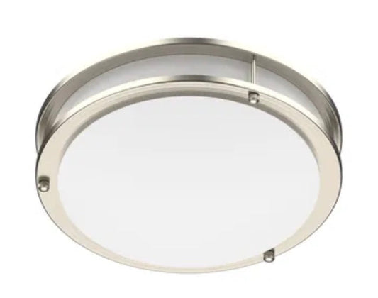 ProLED Select Flush Mount Ceiling Fixture Double Ring 14" 20W Color Selectable Dimmable