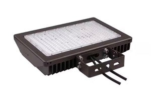 150-Watt Yoke Mount Line Voltage Bronze Outdoor Integrated LED Landscape Flood Light, Selectable CCT 3000/4000/5000K