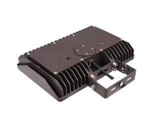 150-Watt Yoke Mount Line Voltage Bronze Outdoor Integrated LED Landscape Flood Light, Selectable CCT 3000/4000/5000K