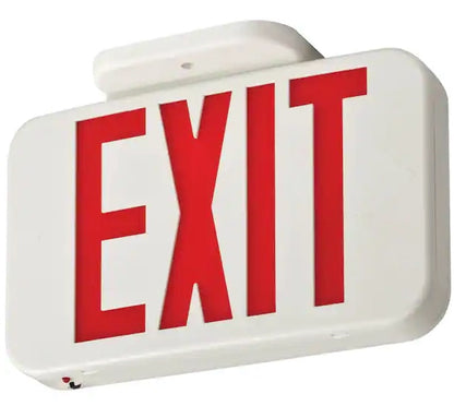 Contractor Select Integrated LED White Exit Sign