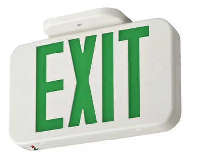 Contractor Select Integrated LED White Exit Sign