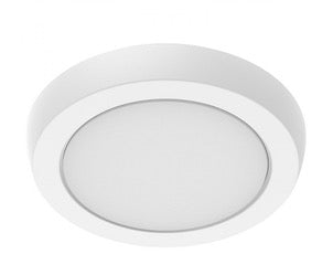 Satco Nuvo Blink Performer - 8 Watt LED, 5 Inch Circle Fixture, White Finish, 5 CCT Selectable