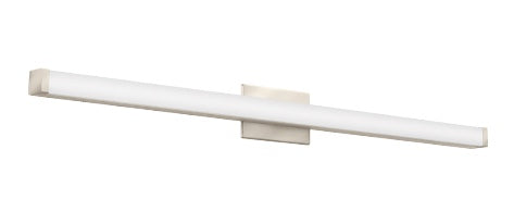 Contractor Select 24" or 48" Brushed Nickel Squared Vanity Light Bar Color Selectable