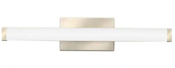 Contractor Select 24" or 48" Brushed Nickel Squared Vanity Light Bar Color Selectable