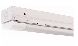 Lithonia Lighting MNSS 8ft. 128-Watt Equivalent Integrated LED White Strip Light Fixture 4000K