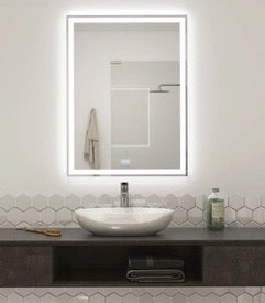 Aurea Anti-Fog LED Wall Mirror