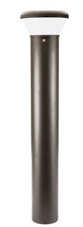 Bollard Light, 26W, 3050 Lumens, Color and Wattage Selectable, 120-277V, Dimmable